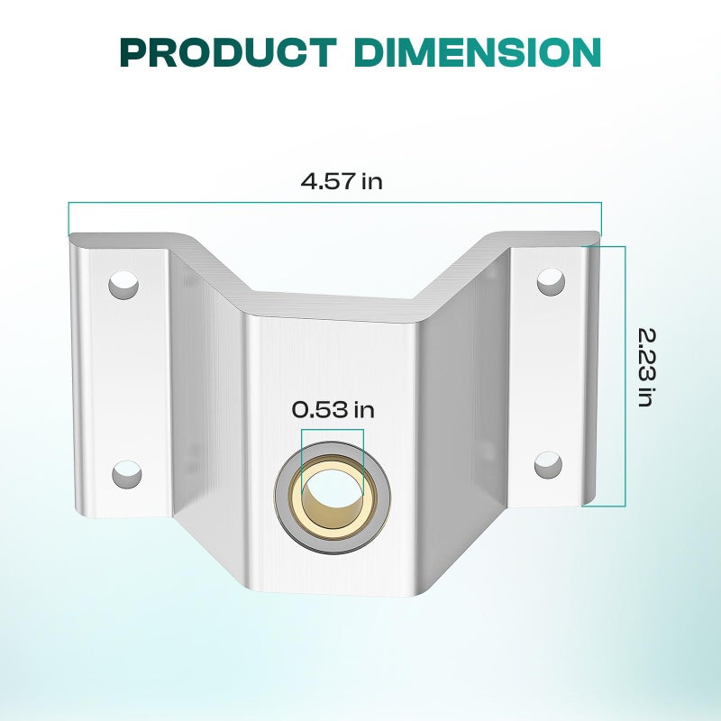 Drive-up Golf Cart Accelerator Bearing Brackets for Club Car DS 1981-2011 Golf Carts, Club Car DS Accelerator Rod Bracket OEM 1011694 - Image 4